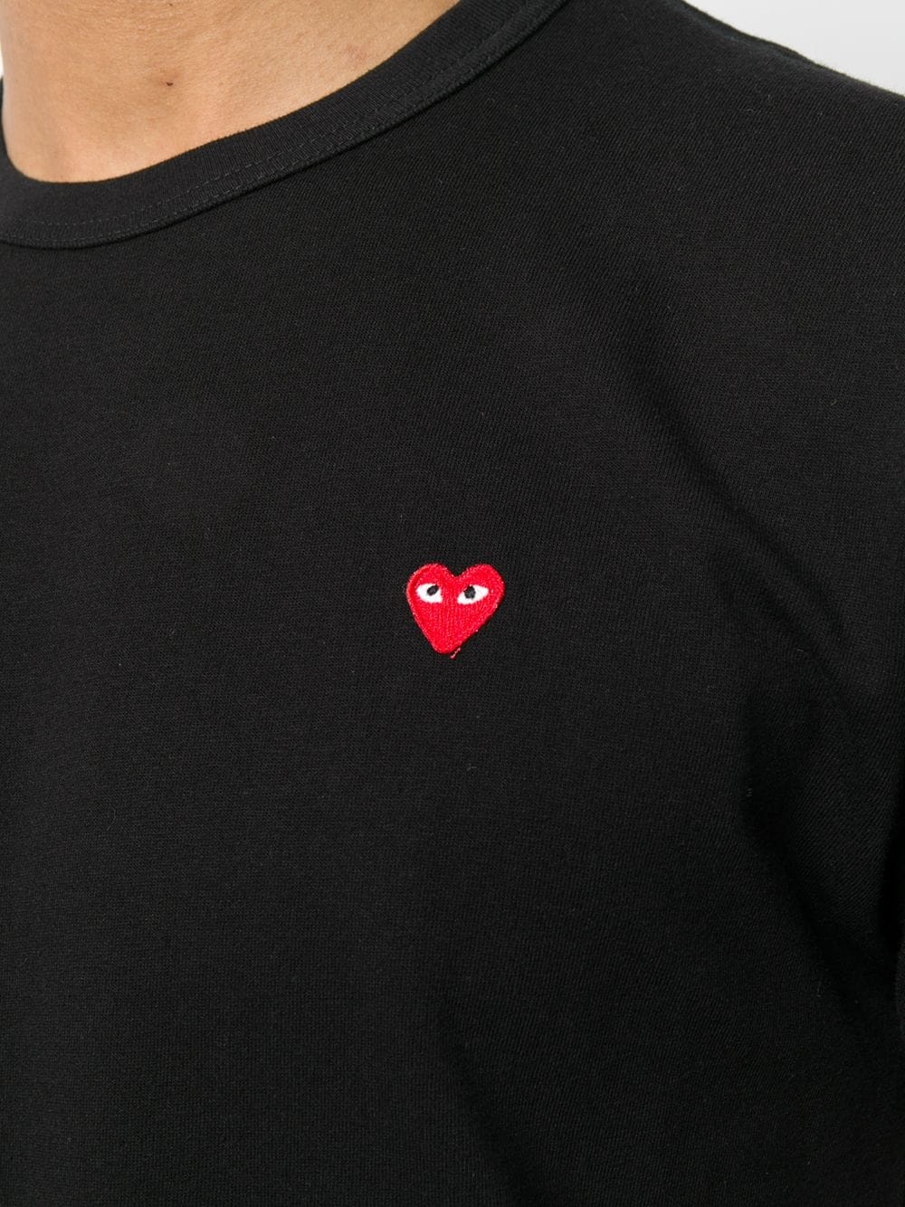 heart patch T-shirt - 5