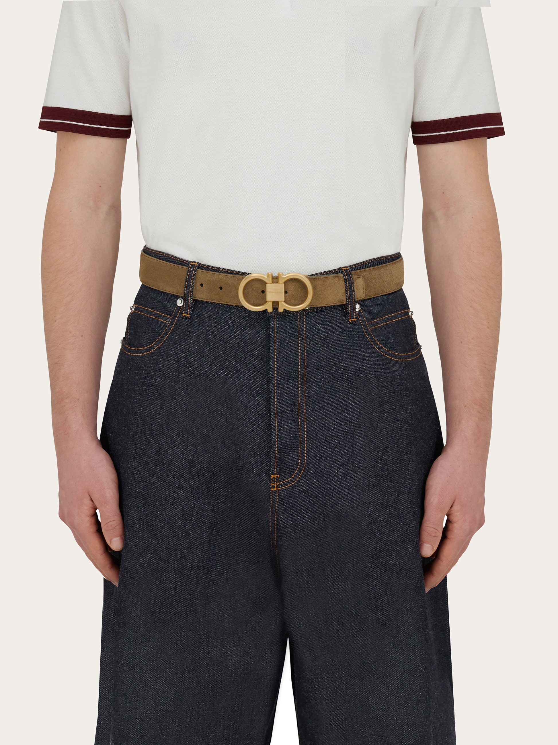 Adjustable Gancini belt - 4