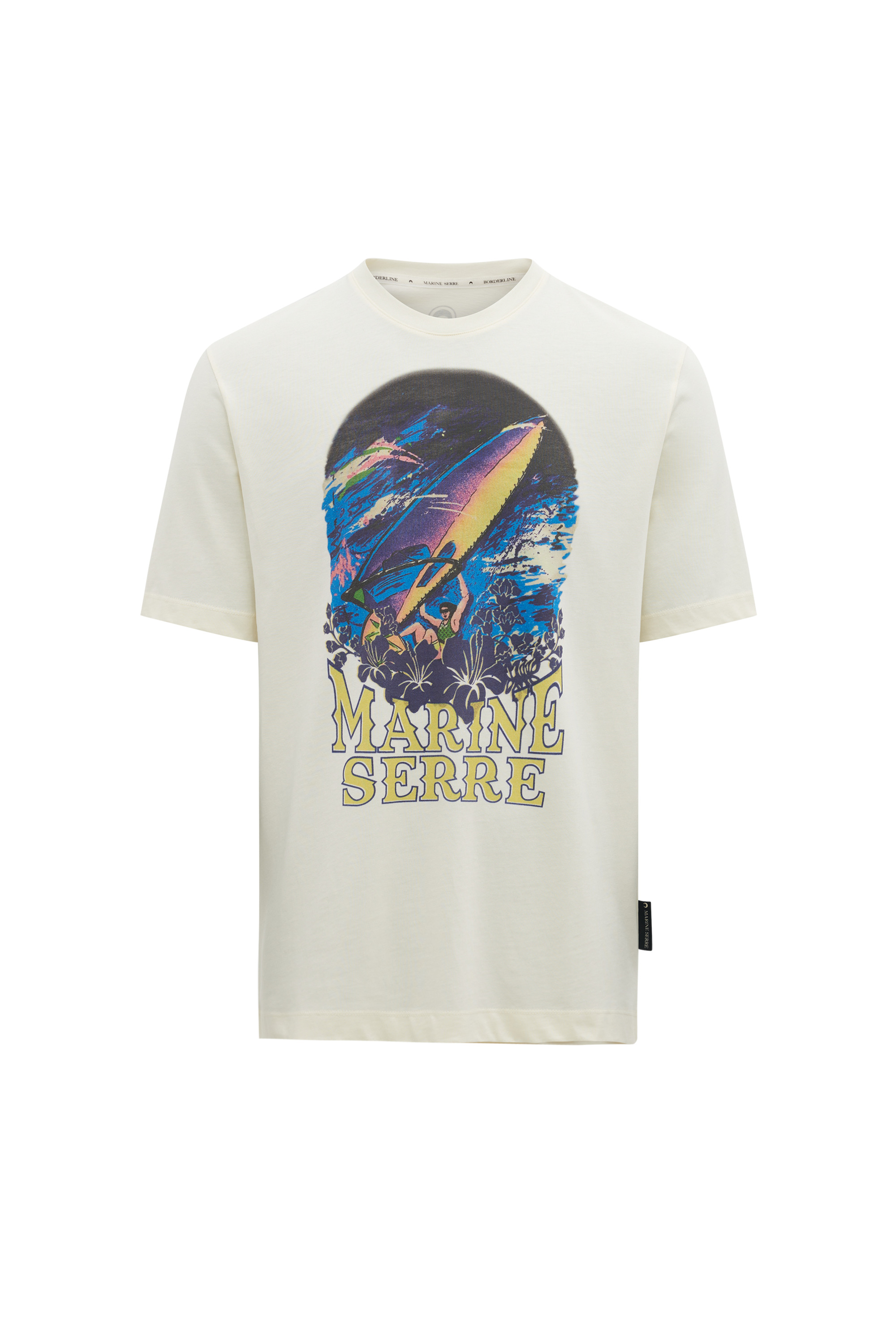 Organic Cotton Printed Crew Neck T-shirt - 1
