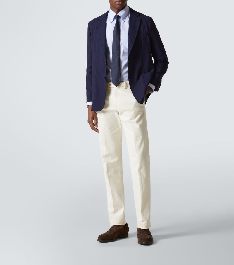 RUBINACCI Wool grisaille blazer outlook