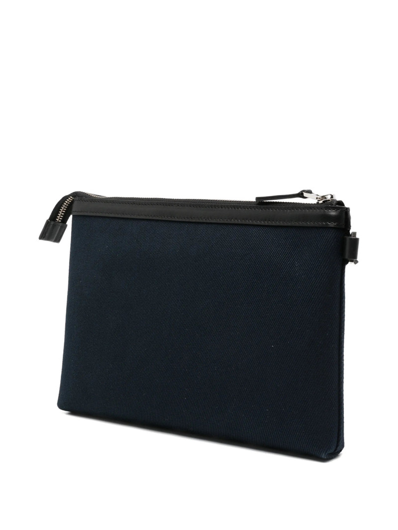 TOM FORD Tom Ford Logo-embossed Wrist-strap Clutch Bag outlook