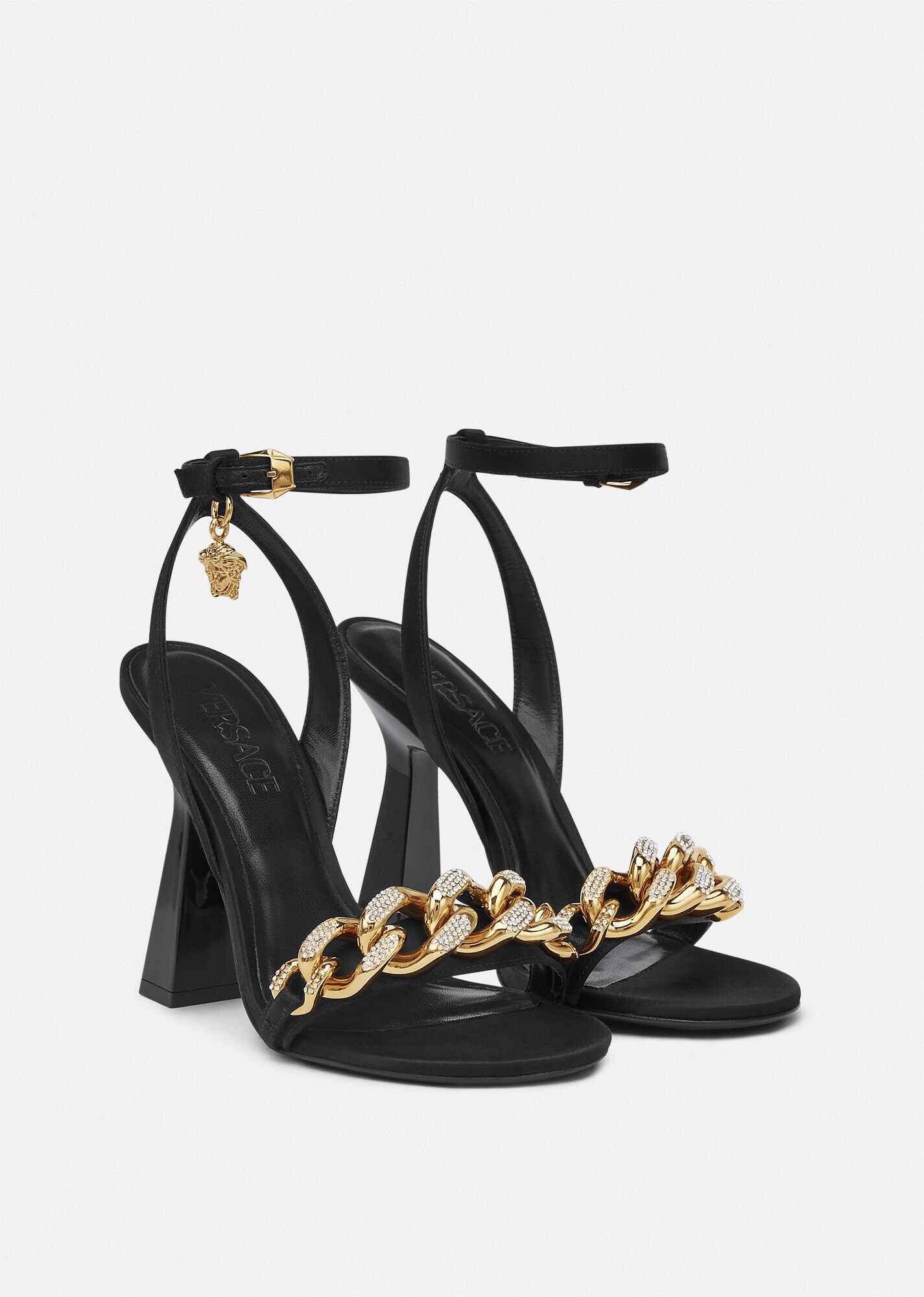 Medusa Chain High Heel Sandals - 2