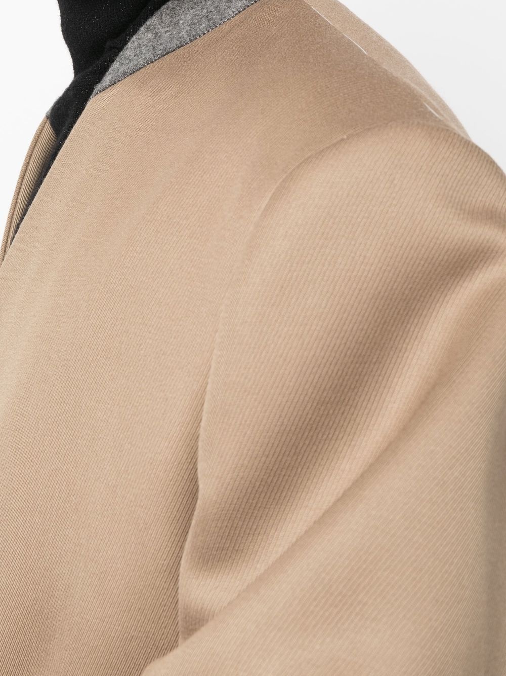 single-breasted wool coat - 5