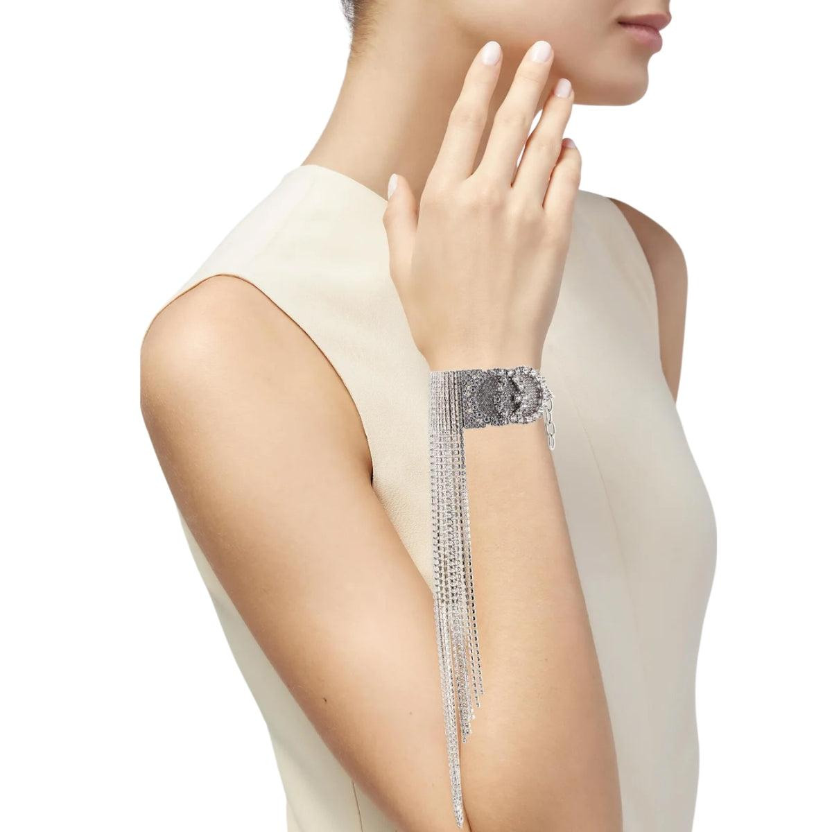 Crystal-embellished Fringe Bracelet - 3