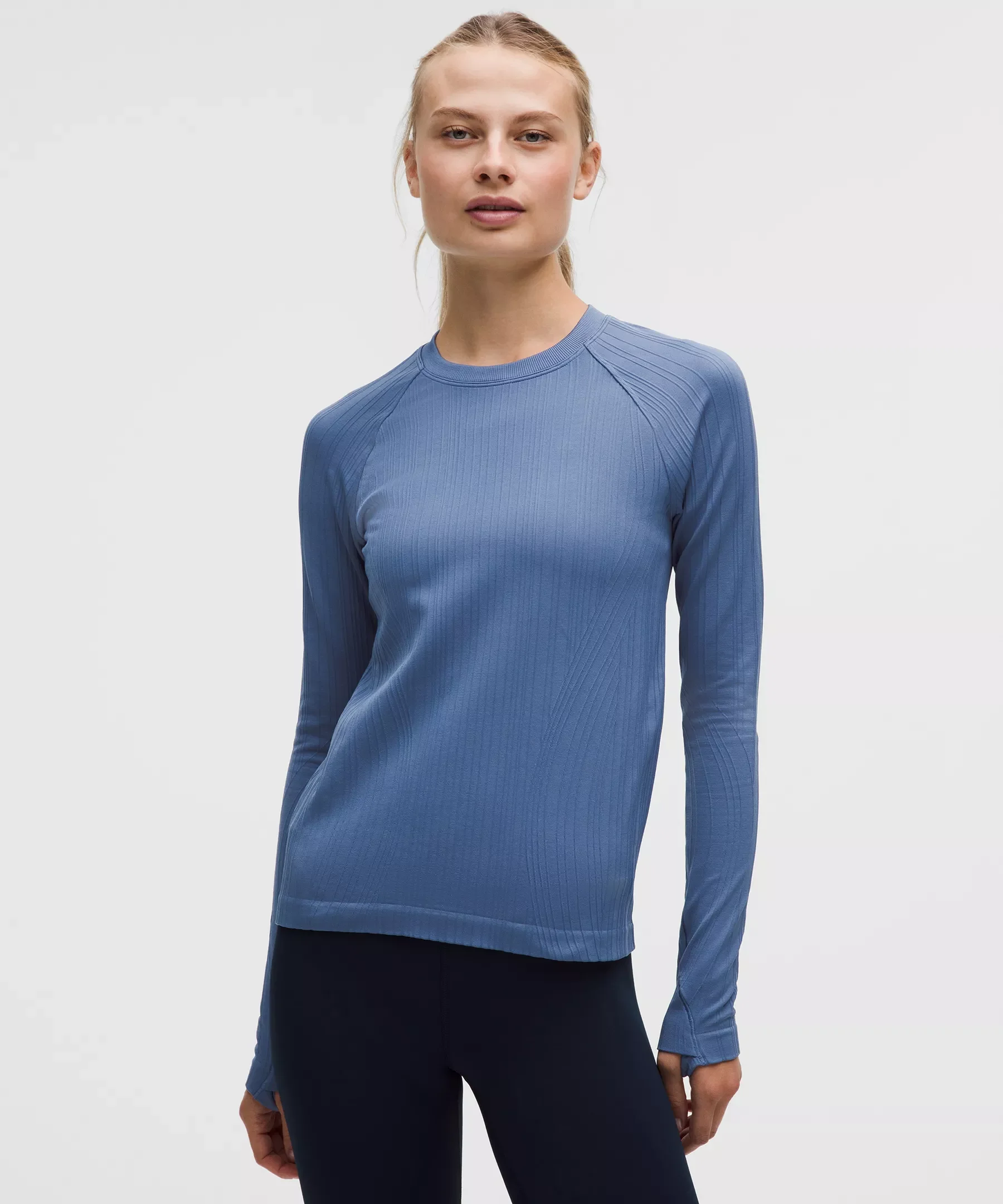 Rest Less Variegated Ribbed Pullover - 1