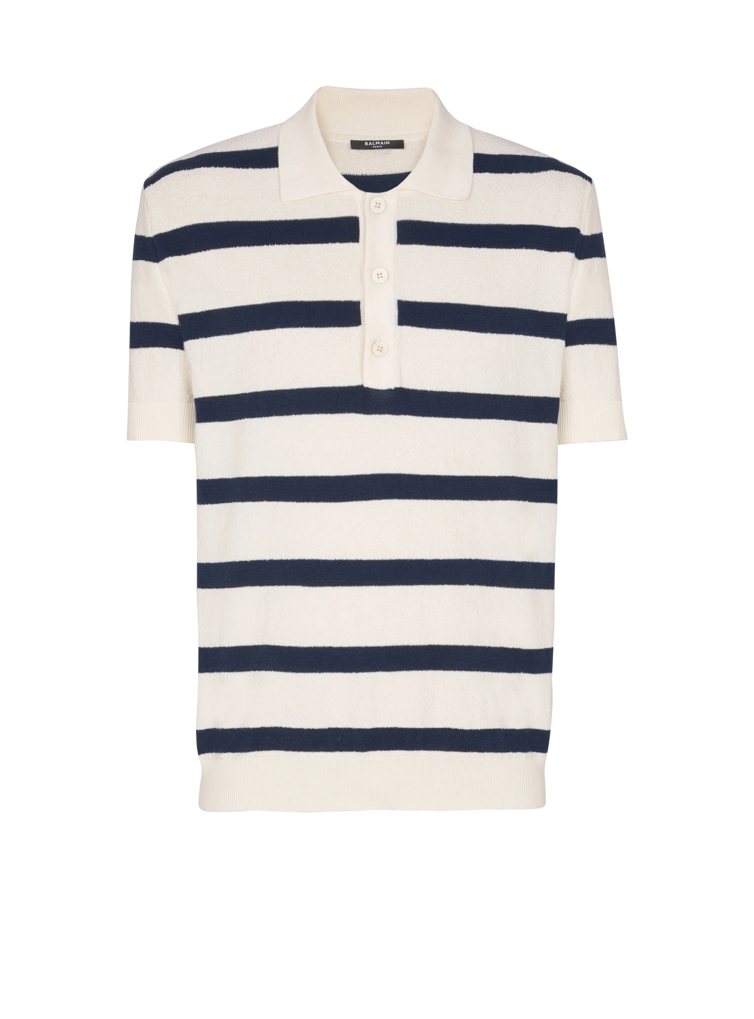 Cotton Balmain Marinière polo - 1