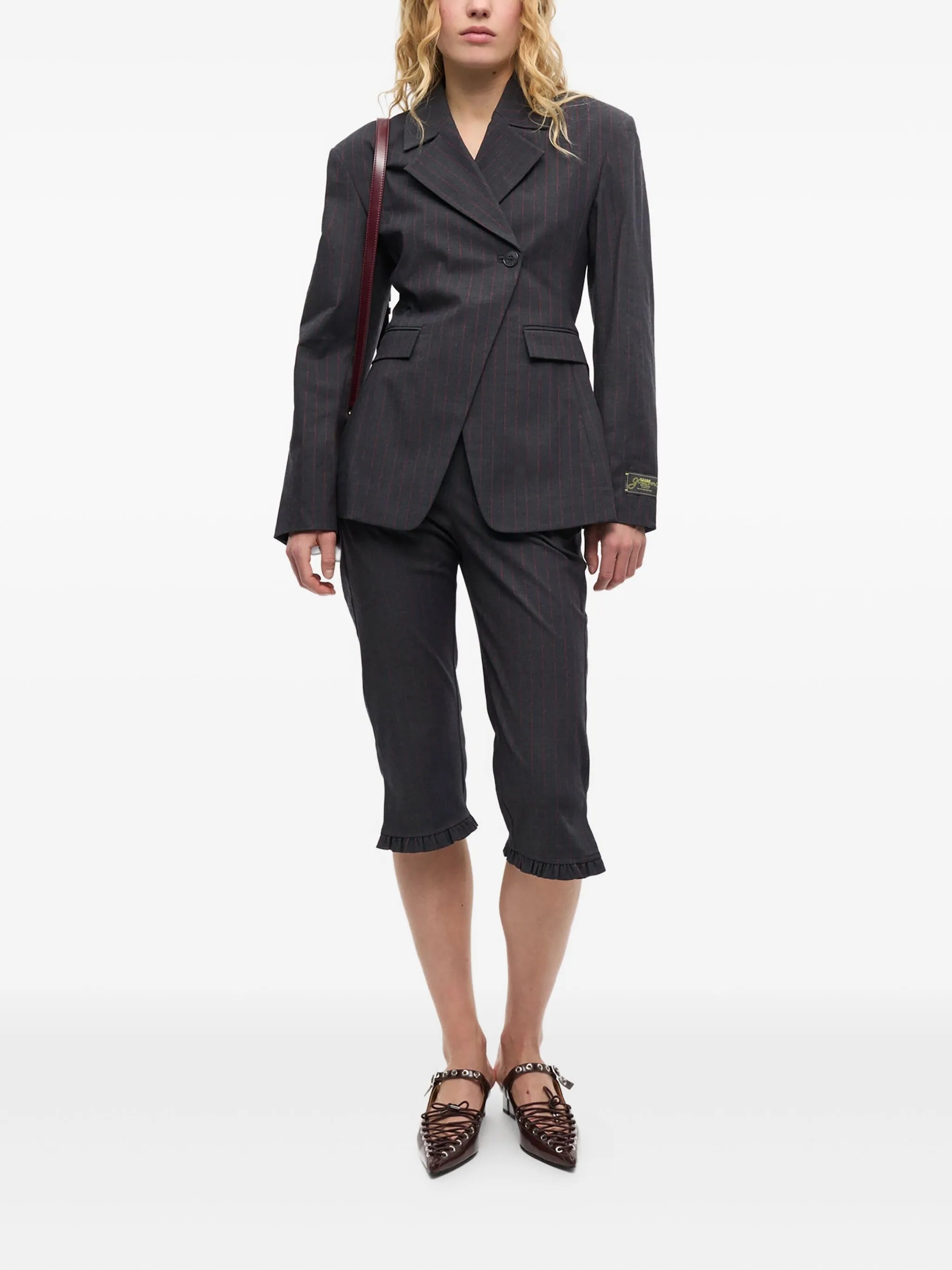 Ganni Pinstriped Trousers - 3