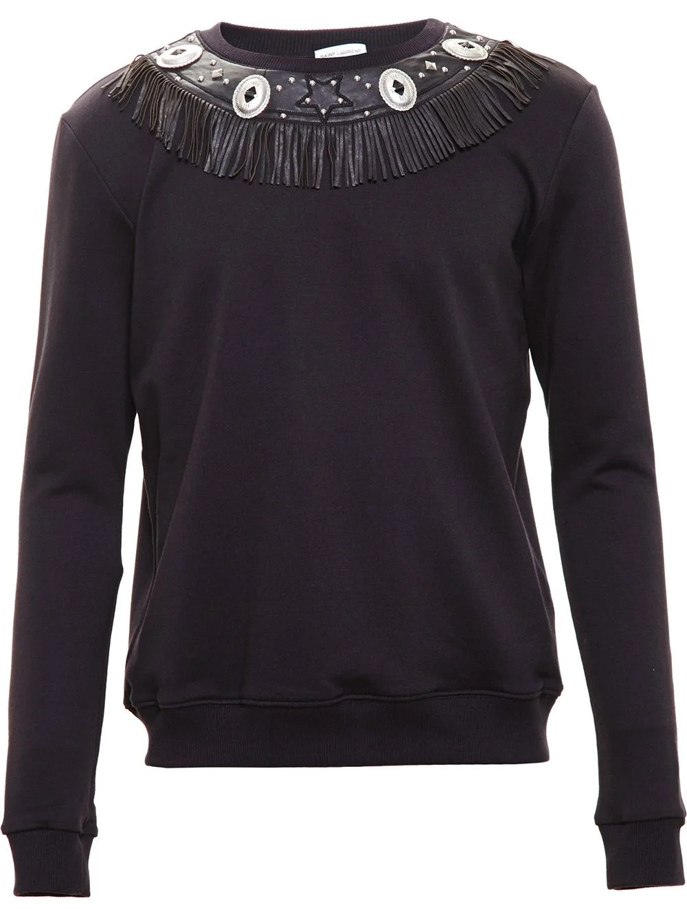 concho detail sweatshirt - 1