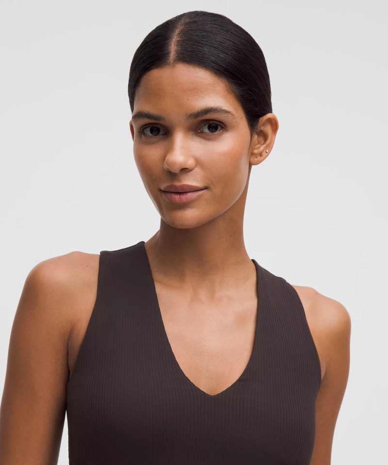 All It Takes V-Neck Tank Top Light Support, B–D Cup *Ribbed Nulu 4