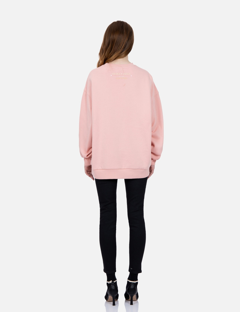 EVISU BROCADE SEAGULL APPLIQUÉ SWEATSHIRT outlook