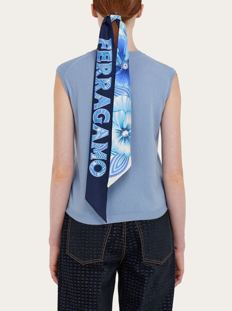 FERRAGAMO Brezza print silk bandeau outlook