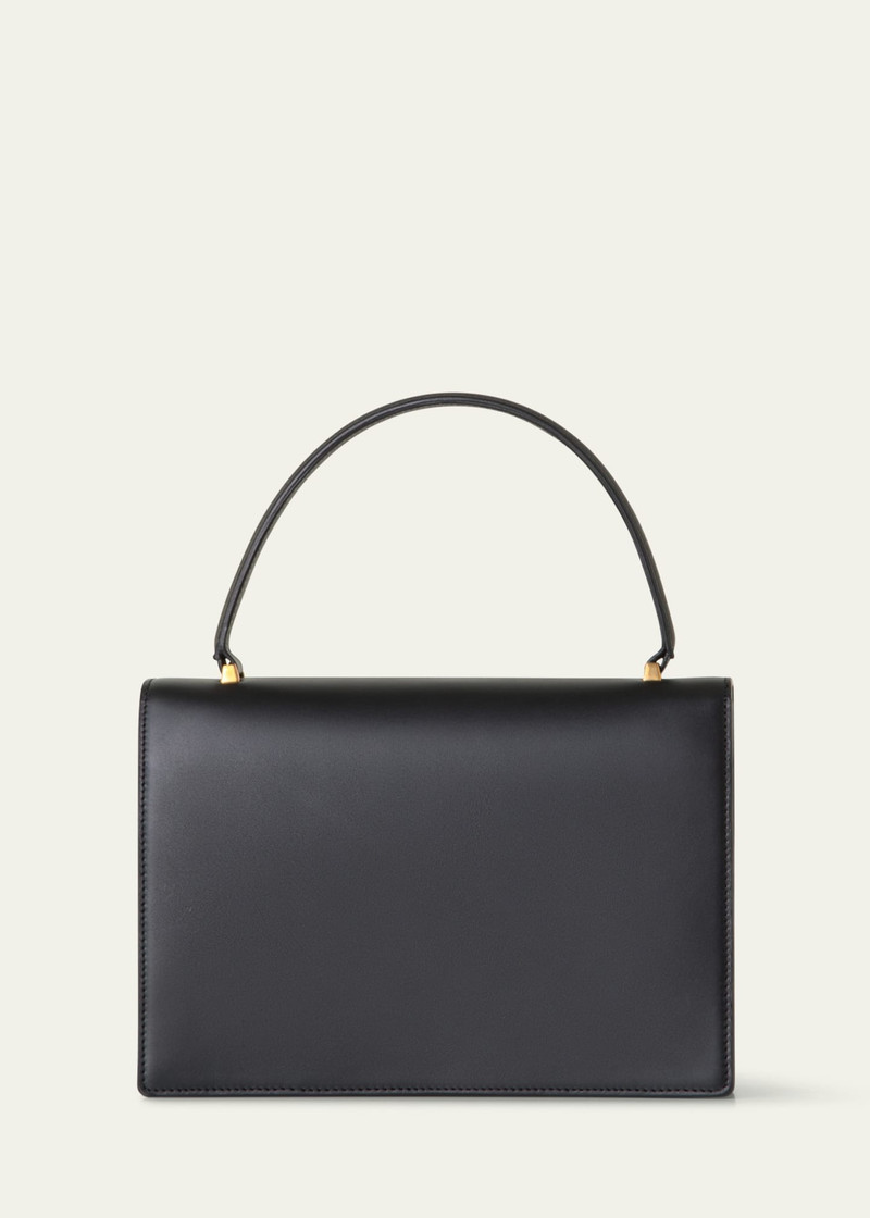 AKRIS Alice Flap Leather Crossbody Bag outlook