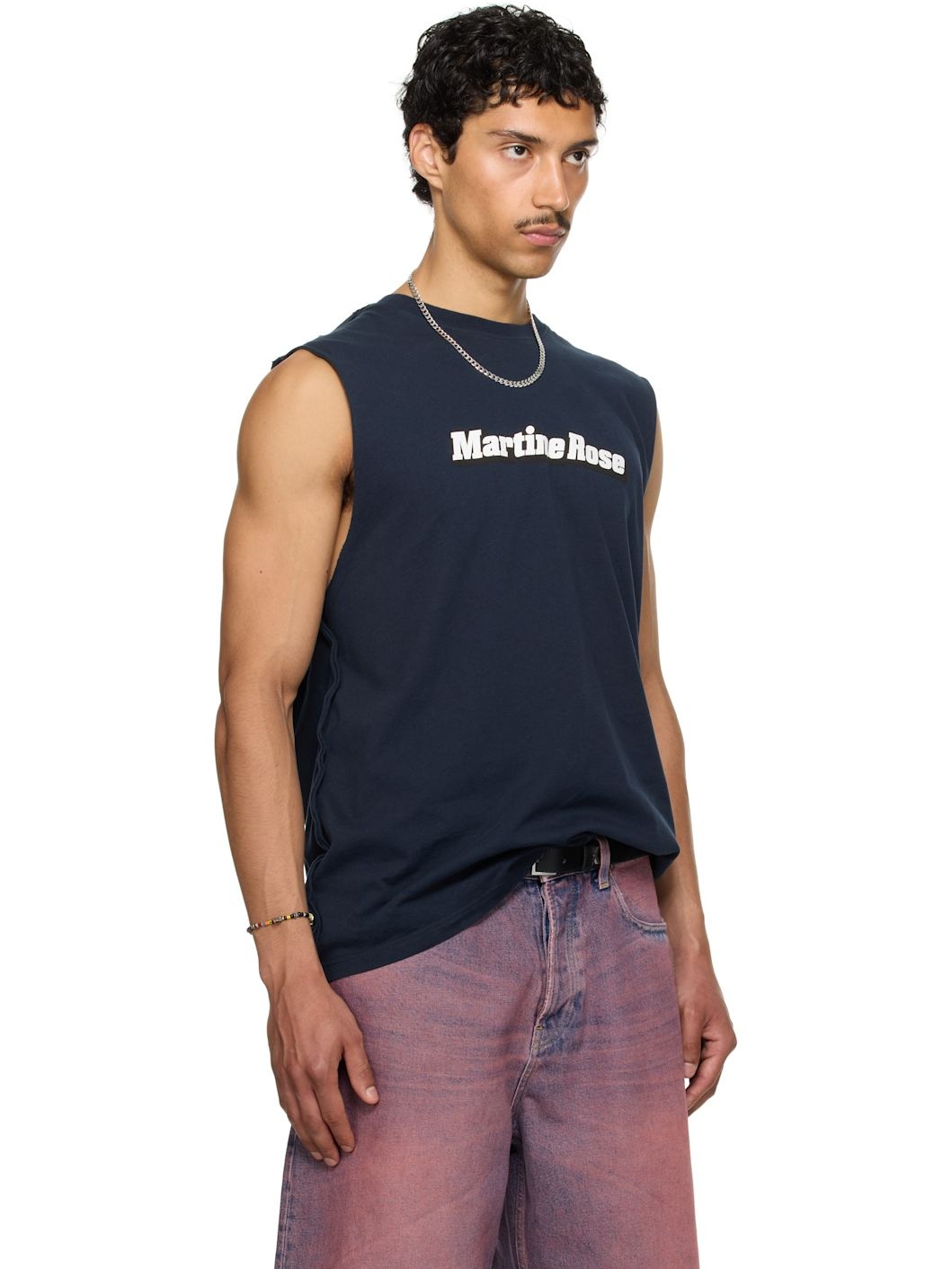 SSENSE Exclusive Navy Double T-shirt - 2