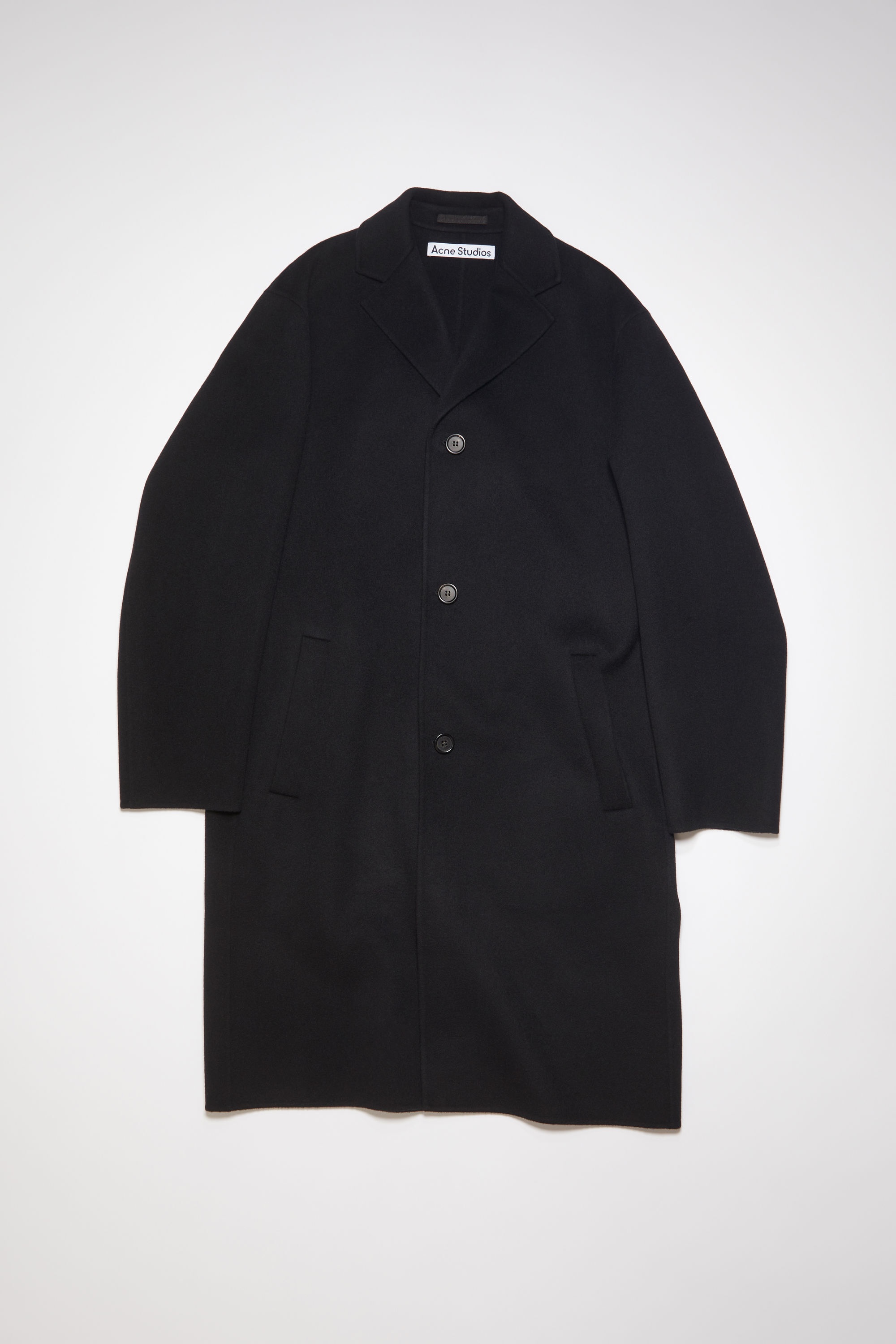 Acne Studios Single-breasted coat - Black