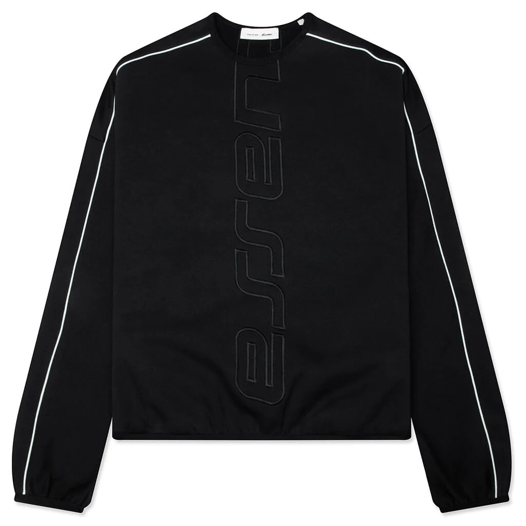 ACTIVE TRACE MODERN CREWNECK SWEATSHIRT - VINTAGE BLACK - 1