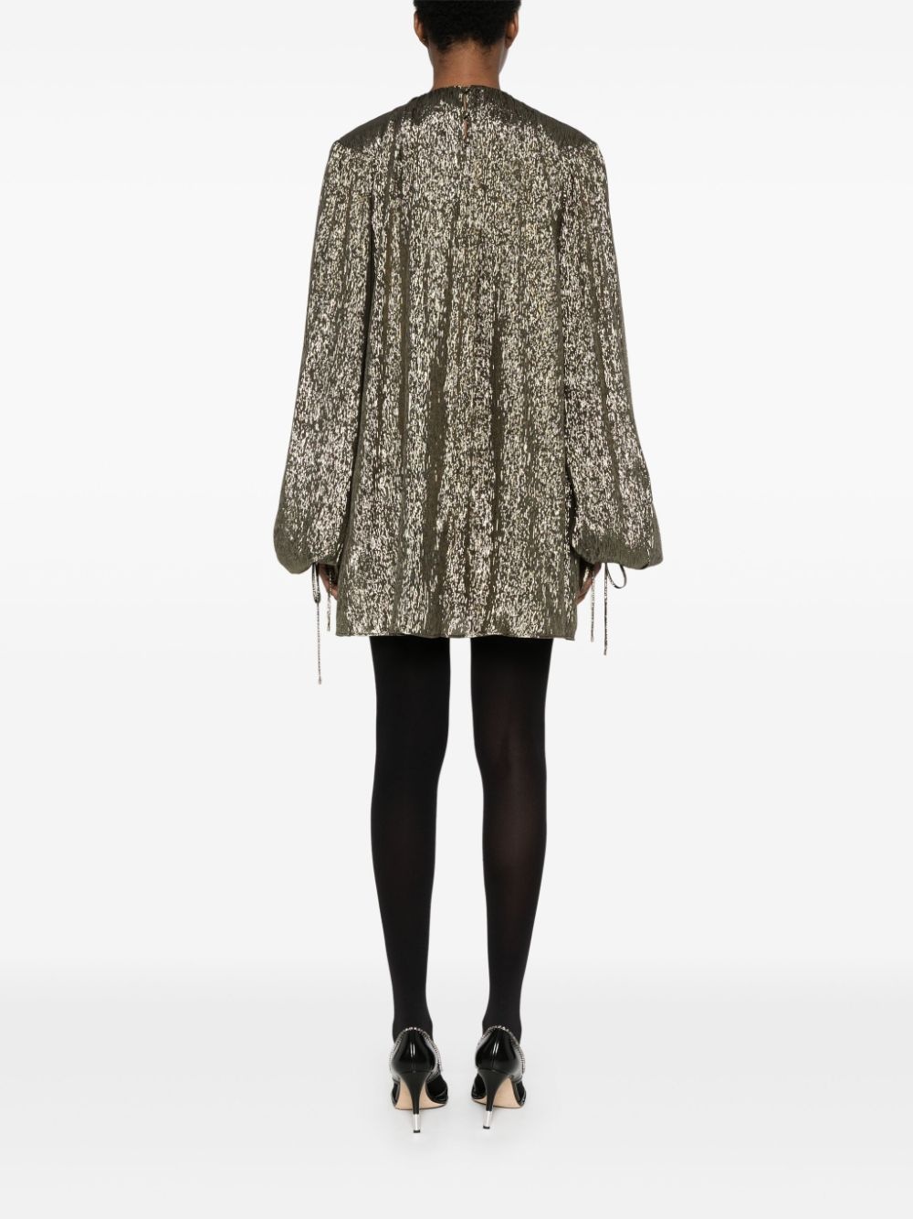 lamé blouse - 4
