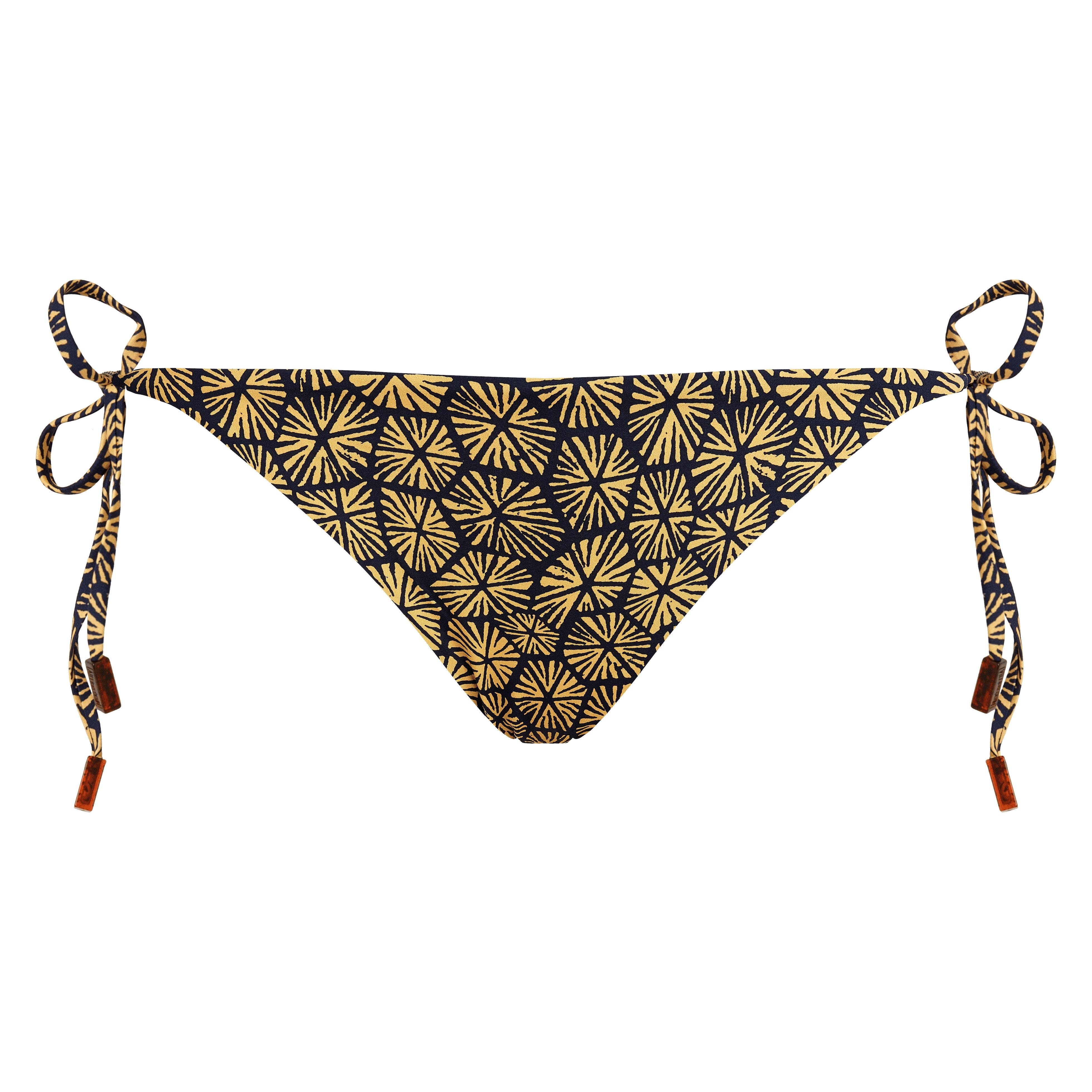 Vilebrequin Women's Carapaces Jersey Mini Brief Bikini Bottom in Bleu Marine at Nordstrom - 2