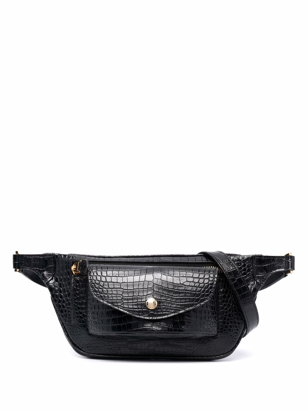 croc-effect belt bag - 1