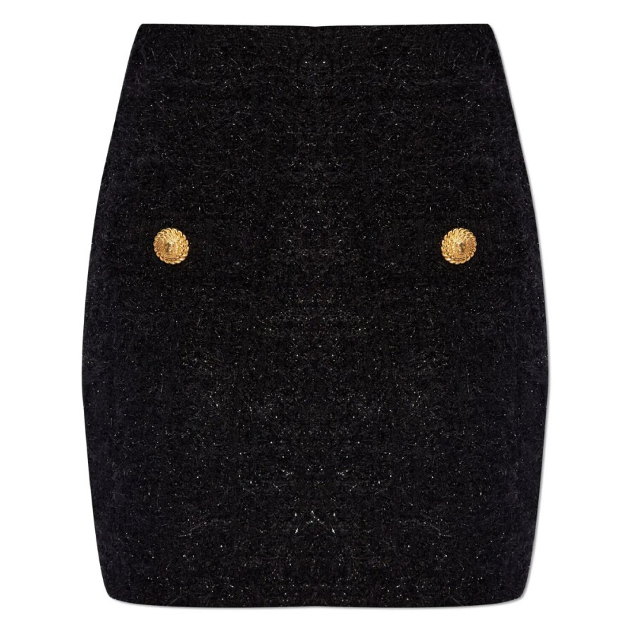 Balmain Boucle High-Waisted Miniskirt - 5