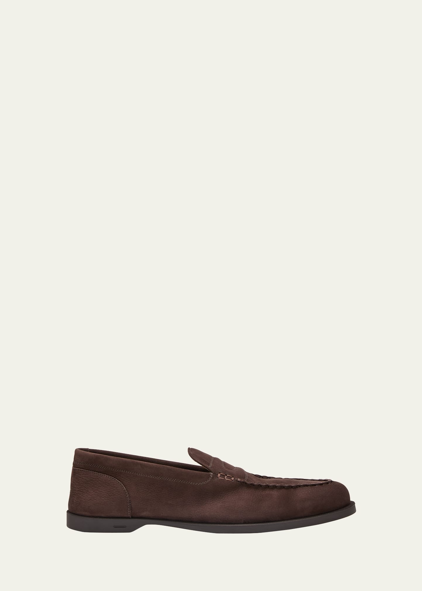 Men's Pace Nubuck Penny Loafers - 1
