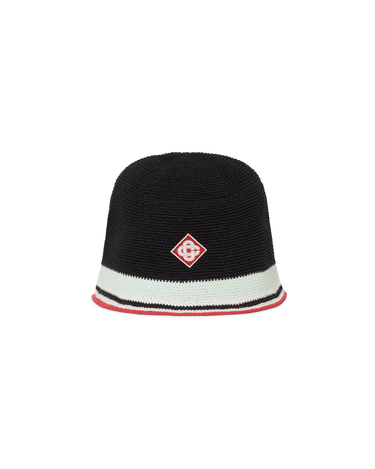 Stripe Crochet Hat | Casablanca Paris - 1