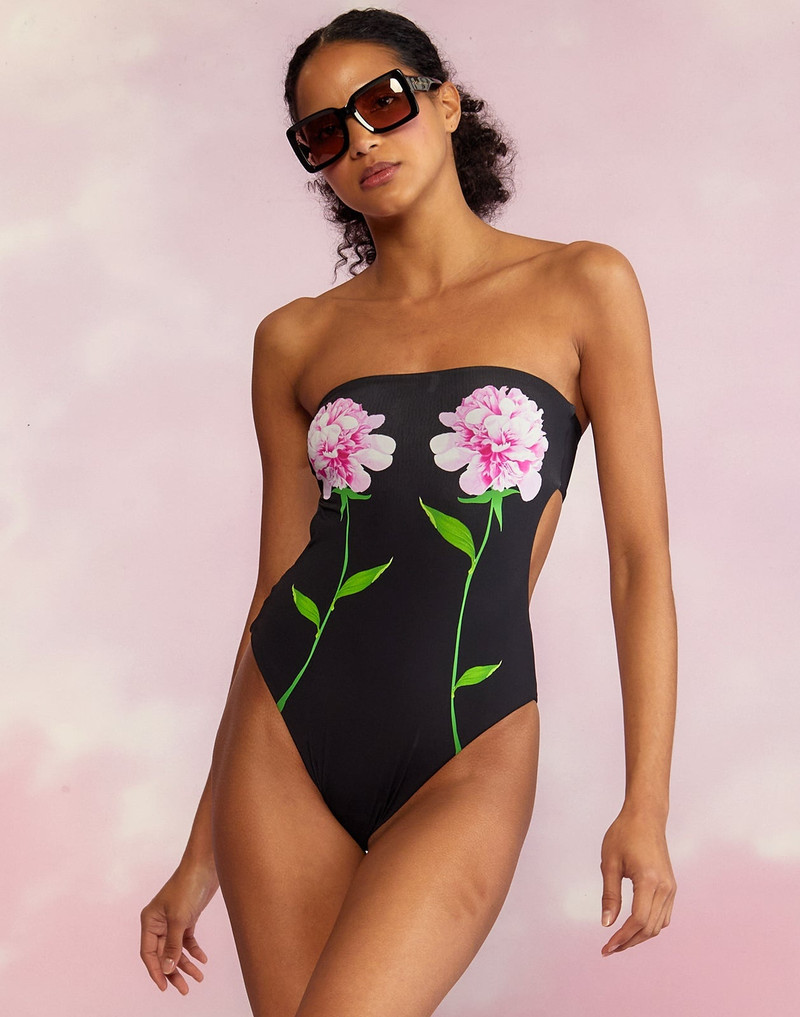 CYNTHIA ROWLEY Freya Strapless Swimsuit outlook