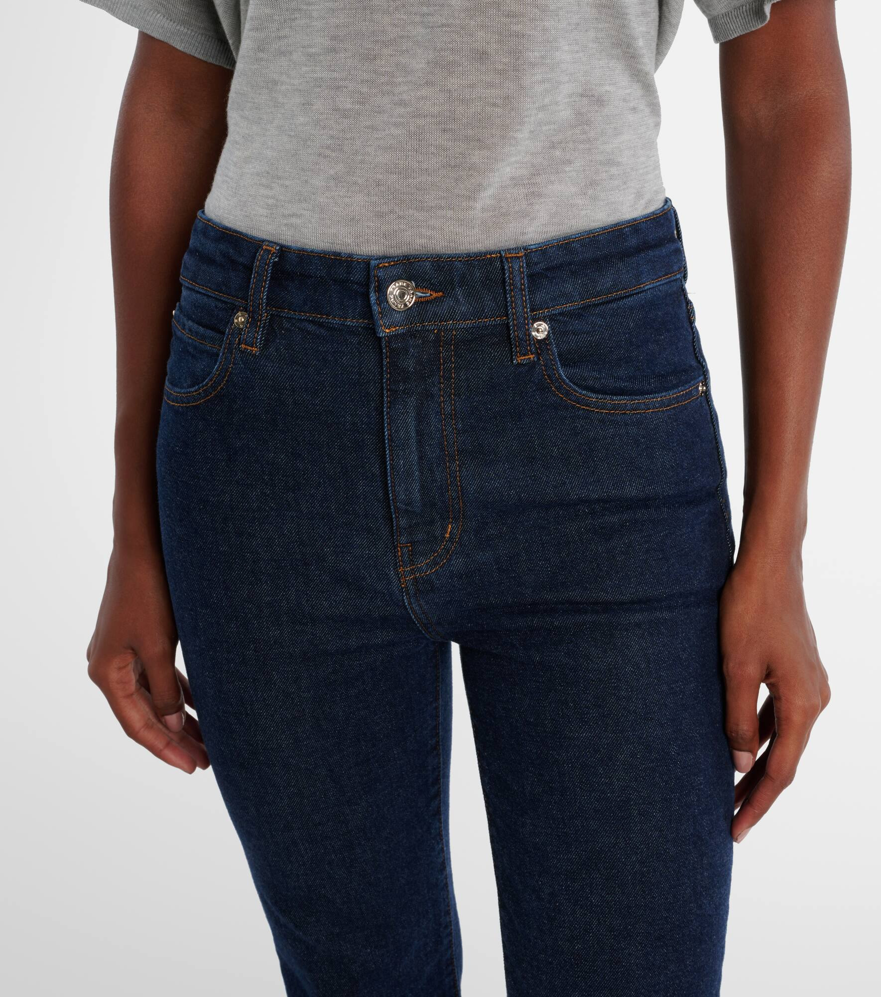 Ruler mid-rise straight jeans - 4