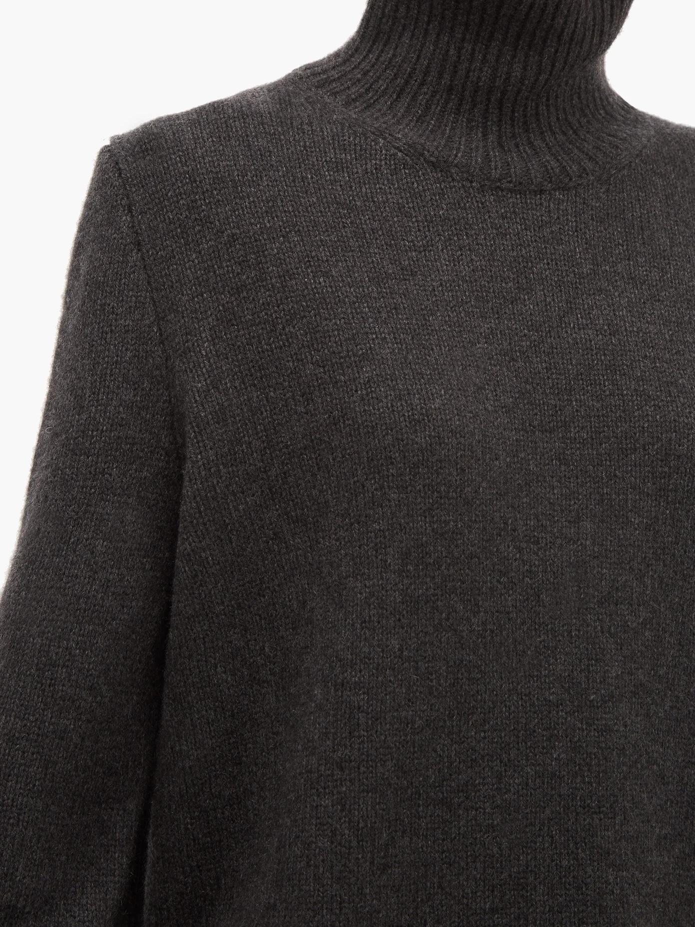 Sadel roll-neck cashmere sweater - 4