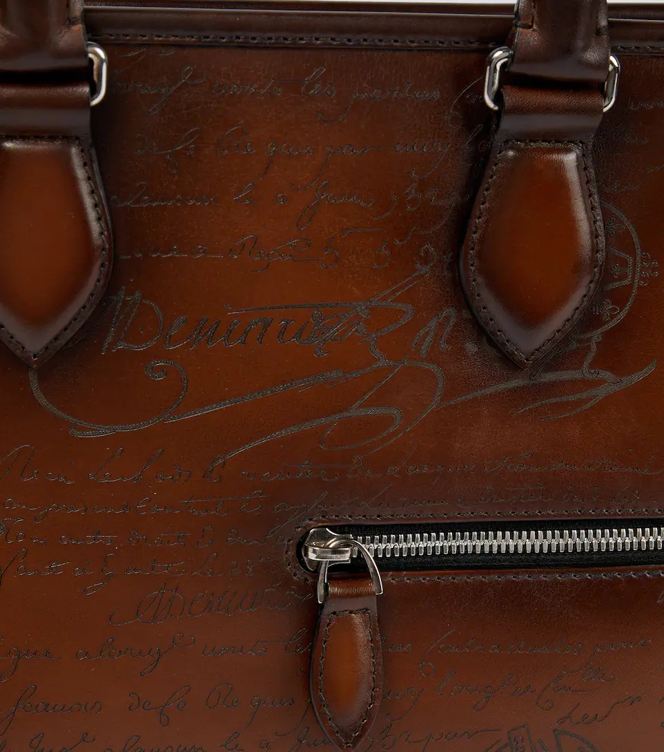 Un Jour leather briefcase - 6