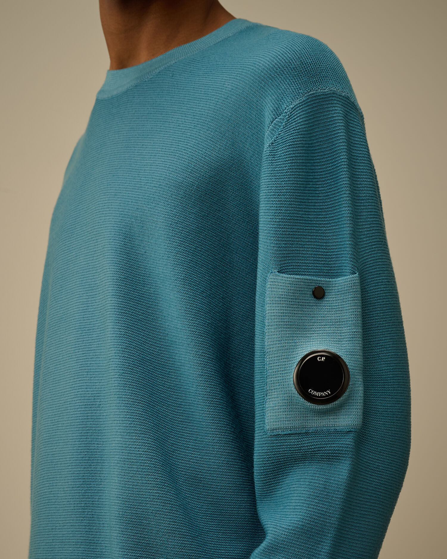 Merino Wool Crewneck Lens Sweater - 5