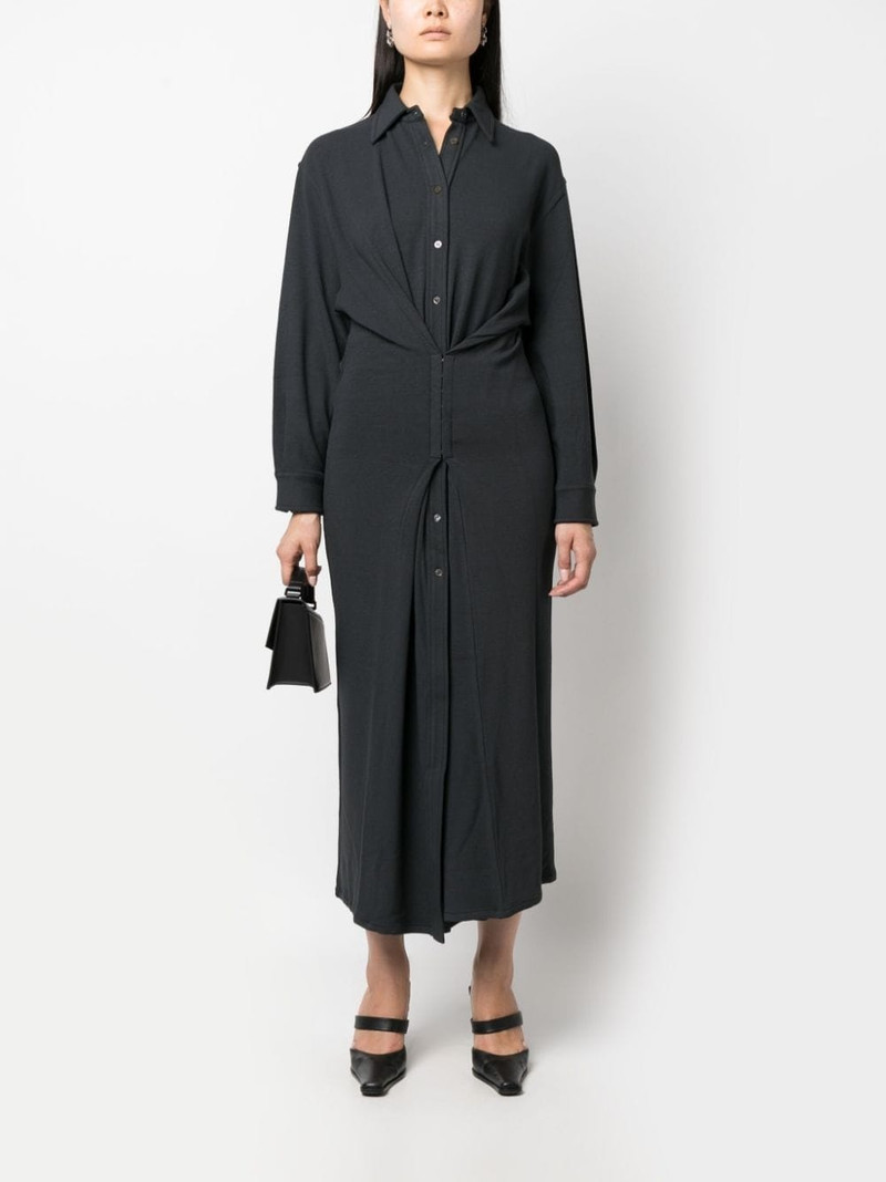 Y/Project hook-eye midi shirtdress outlook