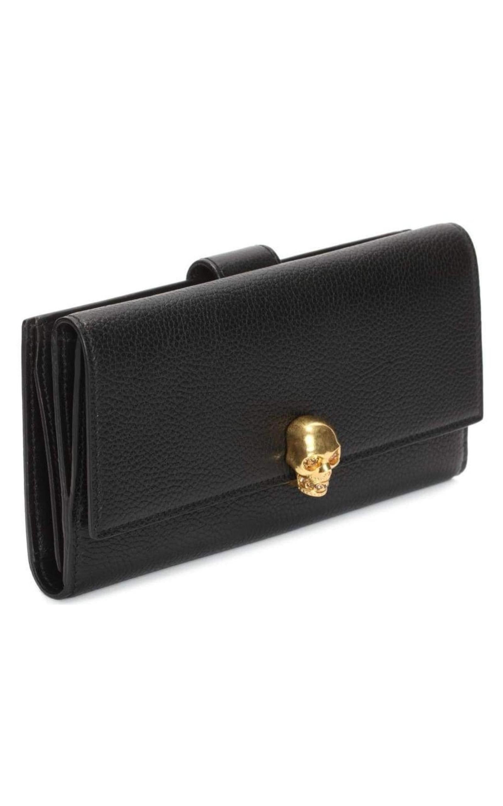 Continental Scull Leather Wallet - 3