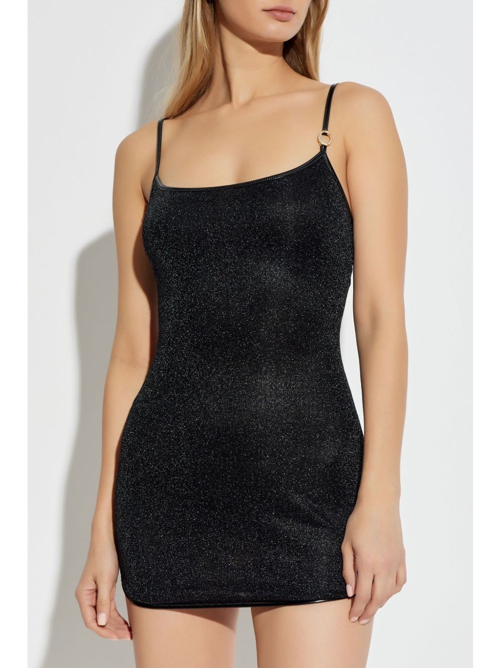 lurex mini dress - 3