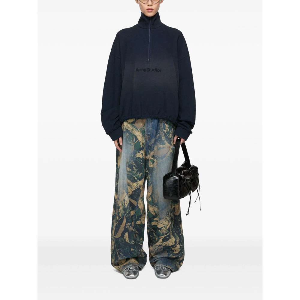 Acne Studios Blue Denim - Wide-Leg Jeans Men - 2