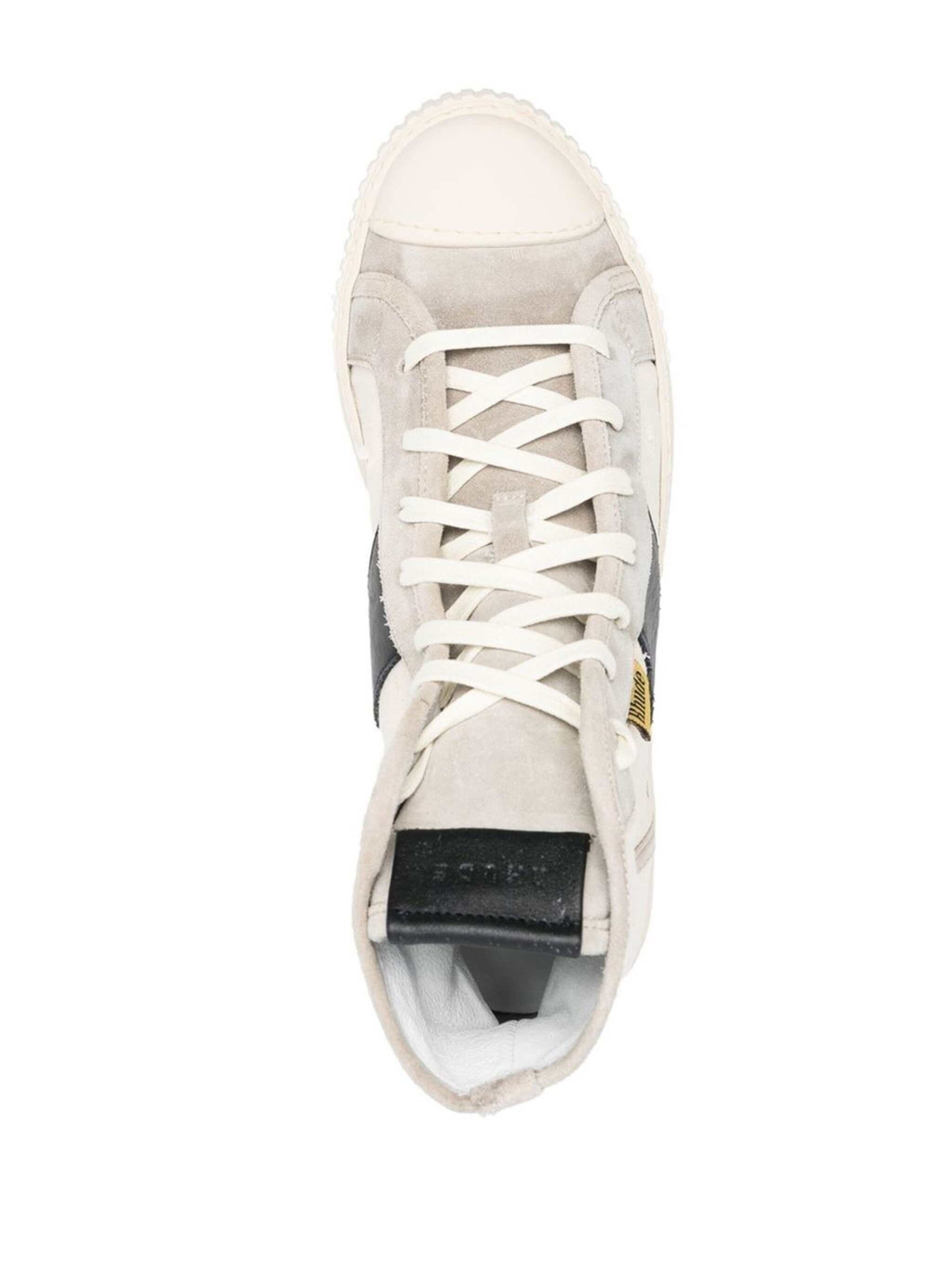 panelled hi-top sneakers - 4