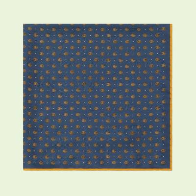 GUCCI Double G and polka dot silk pocket square outlook