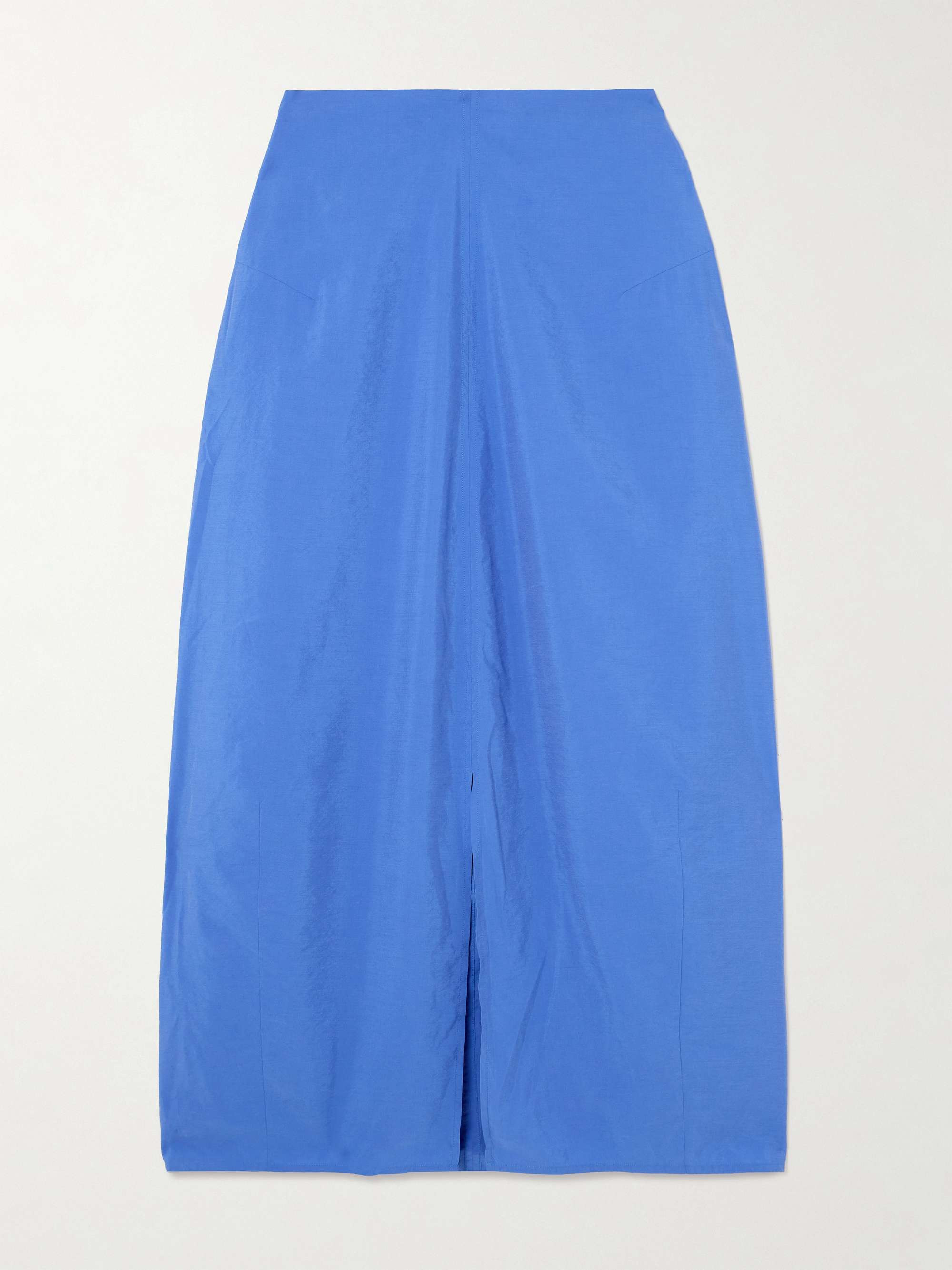 Toteme Women Blue Parachute Silk-Blend Maxi Skirt - 2