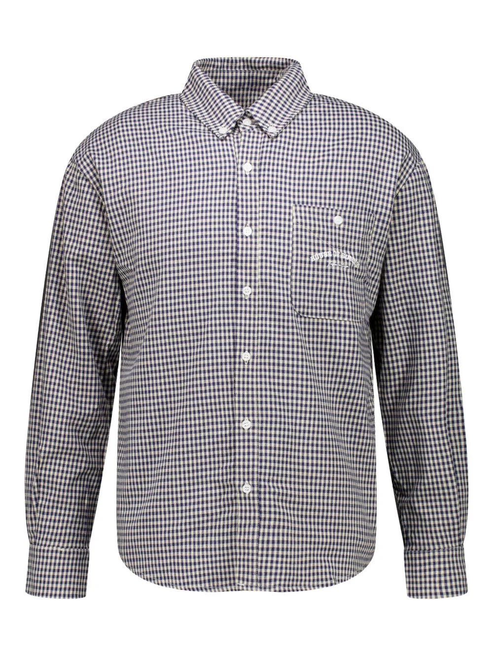 gingham-print shirt - 1