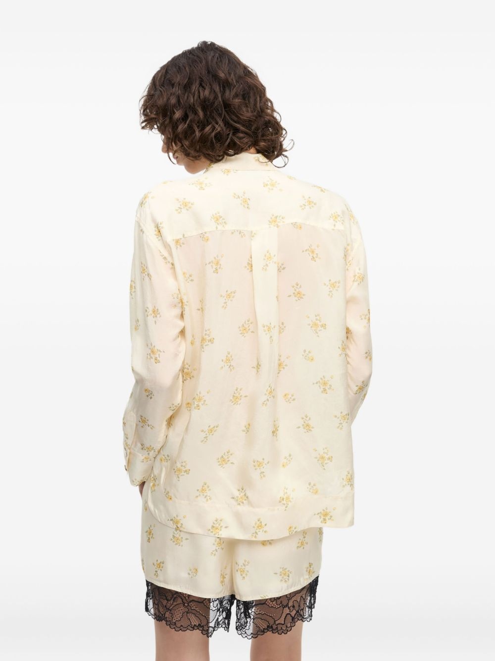 floral-print blouse - 4