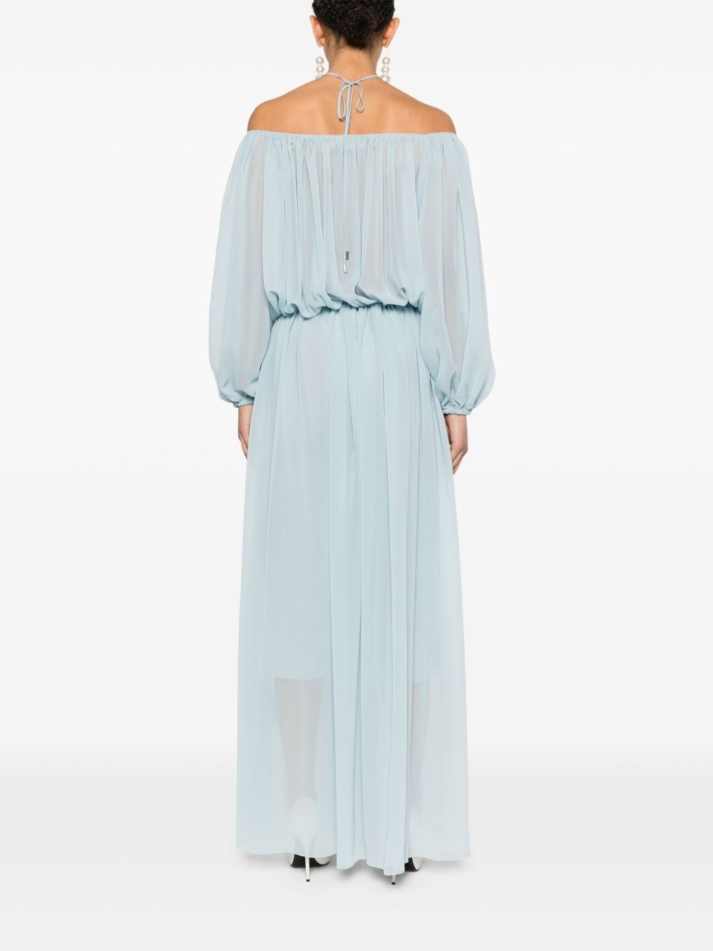 georgette maxi dress - 4