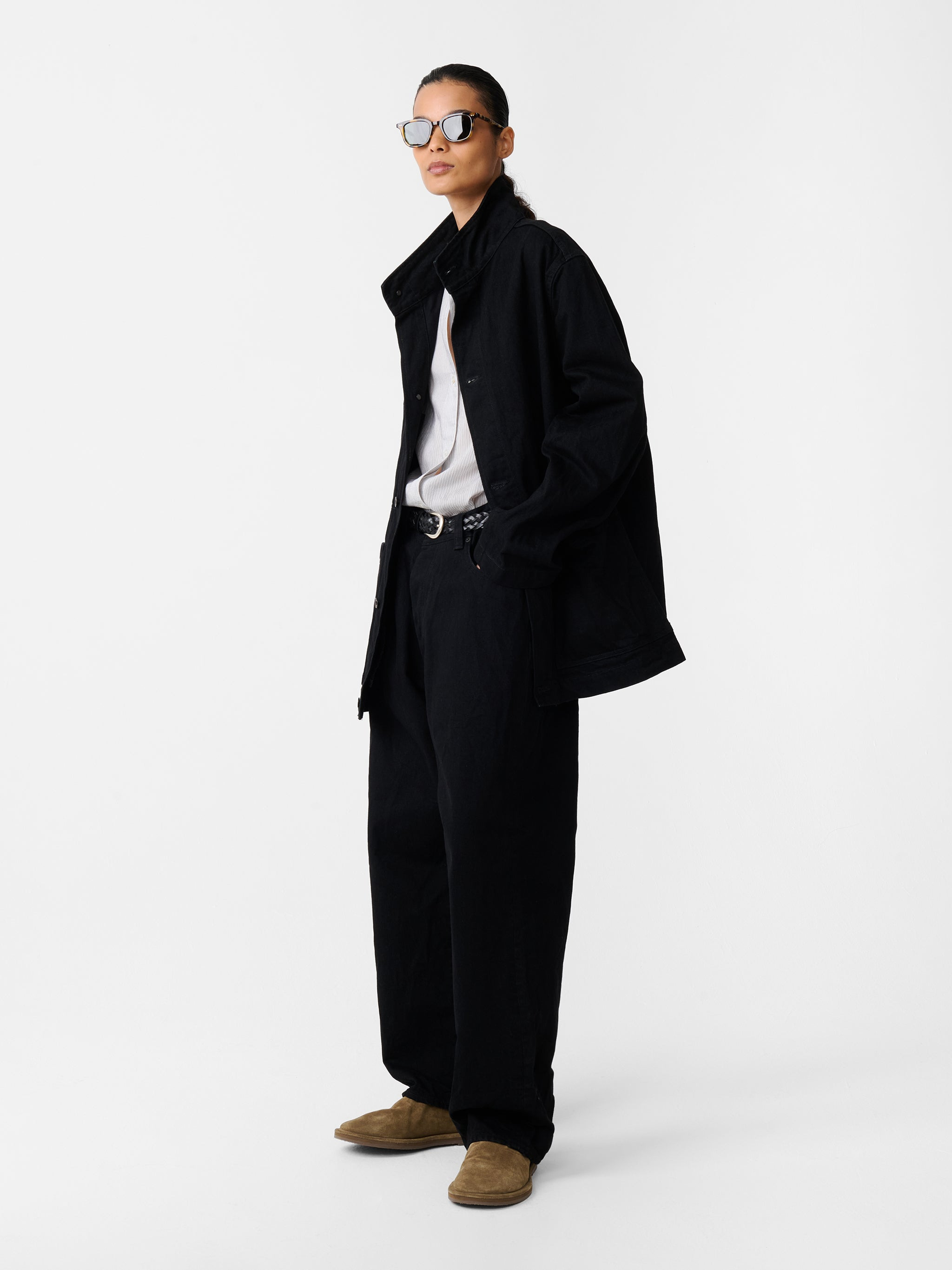 Seb Crinkle Denim Pant - 2