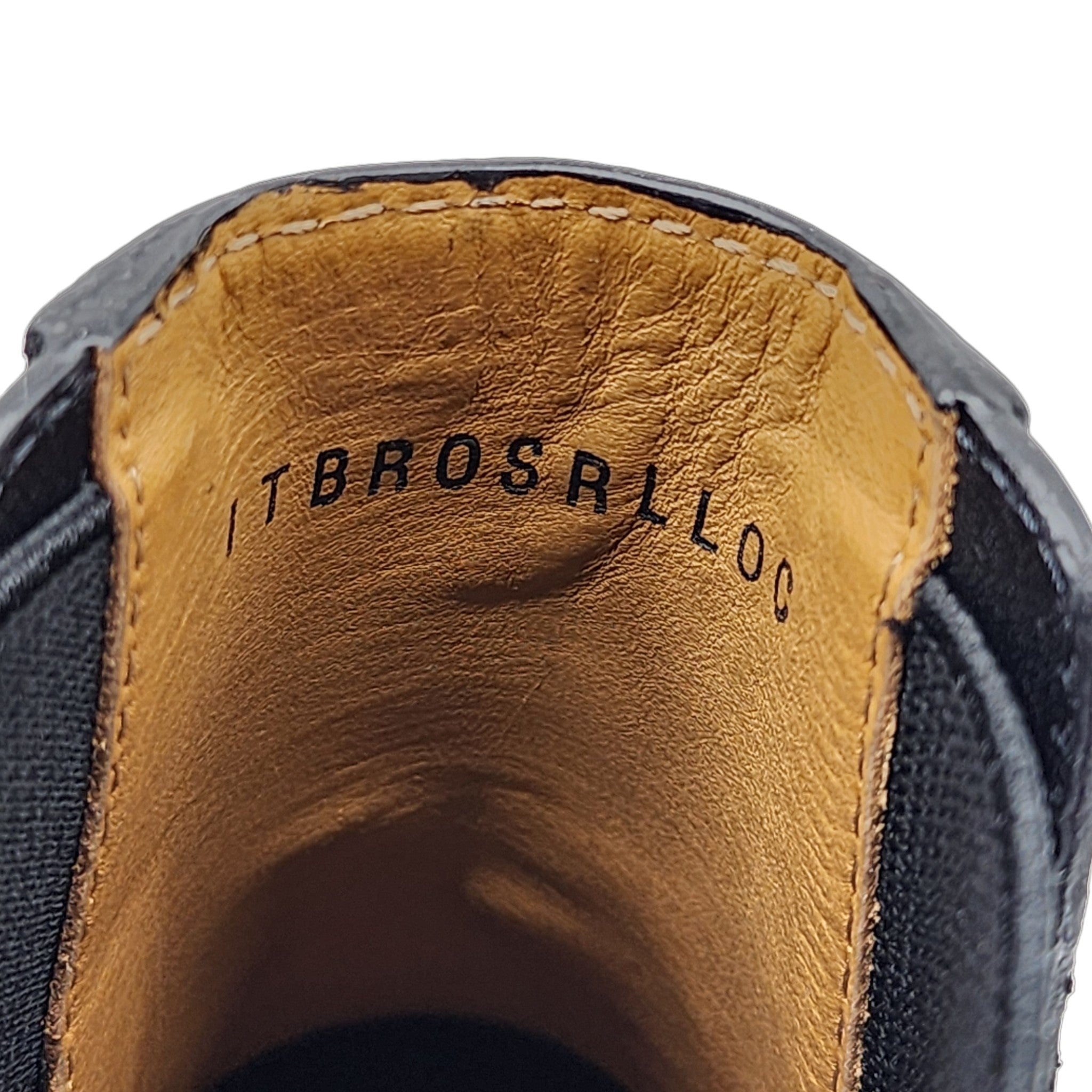 Burberry Luke TB Monogram Buckle Leather Chelsea Boot in Black - 8