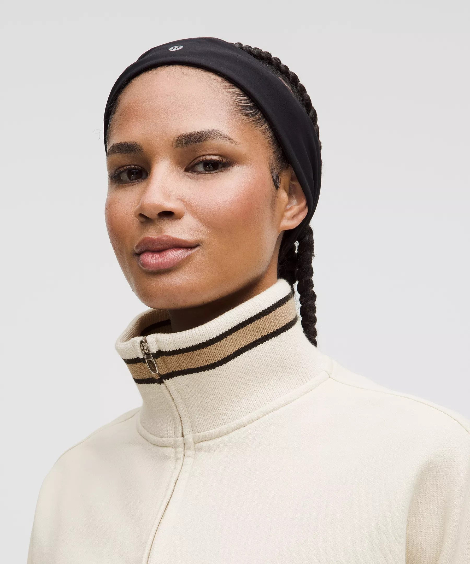Perfectly Oversized Ringer Funnel-Neck Half Zip - 4