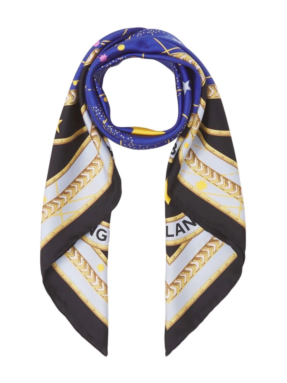 constellation print square scarf - 4