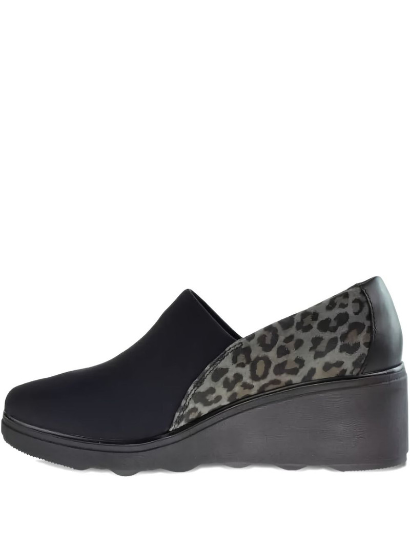 leopard print wedge sandals 1