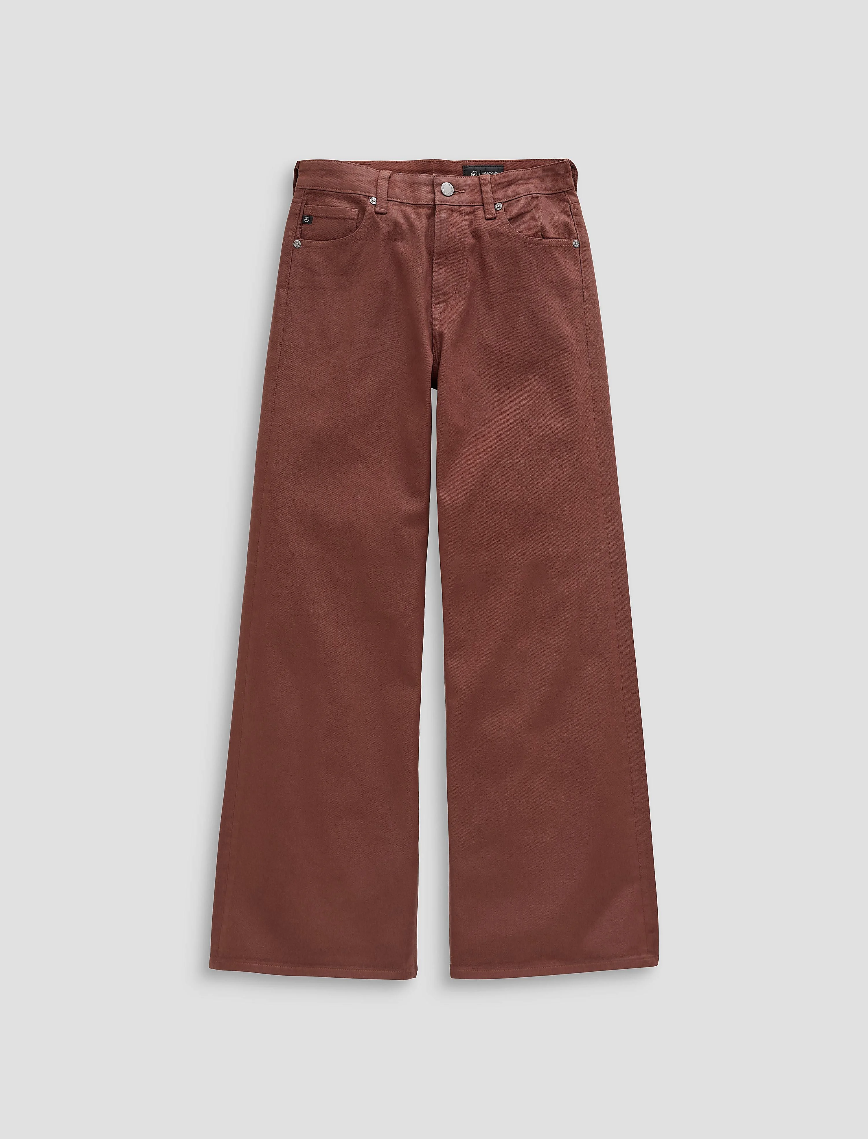 Saige Wide Leg Coated Jean - 1