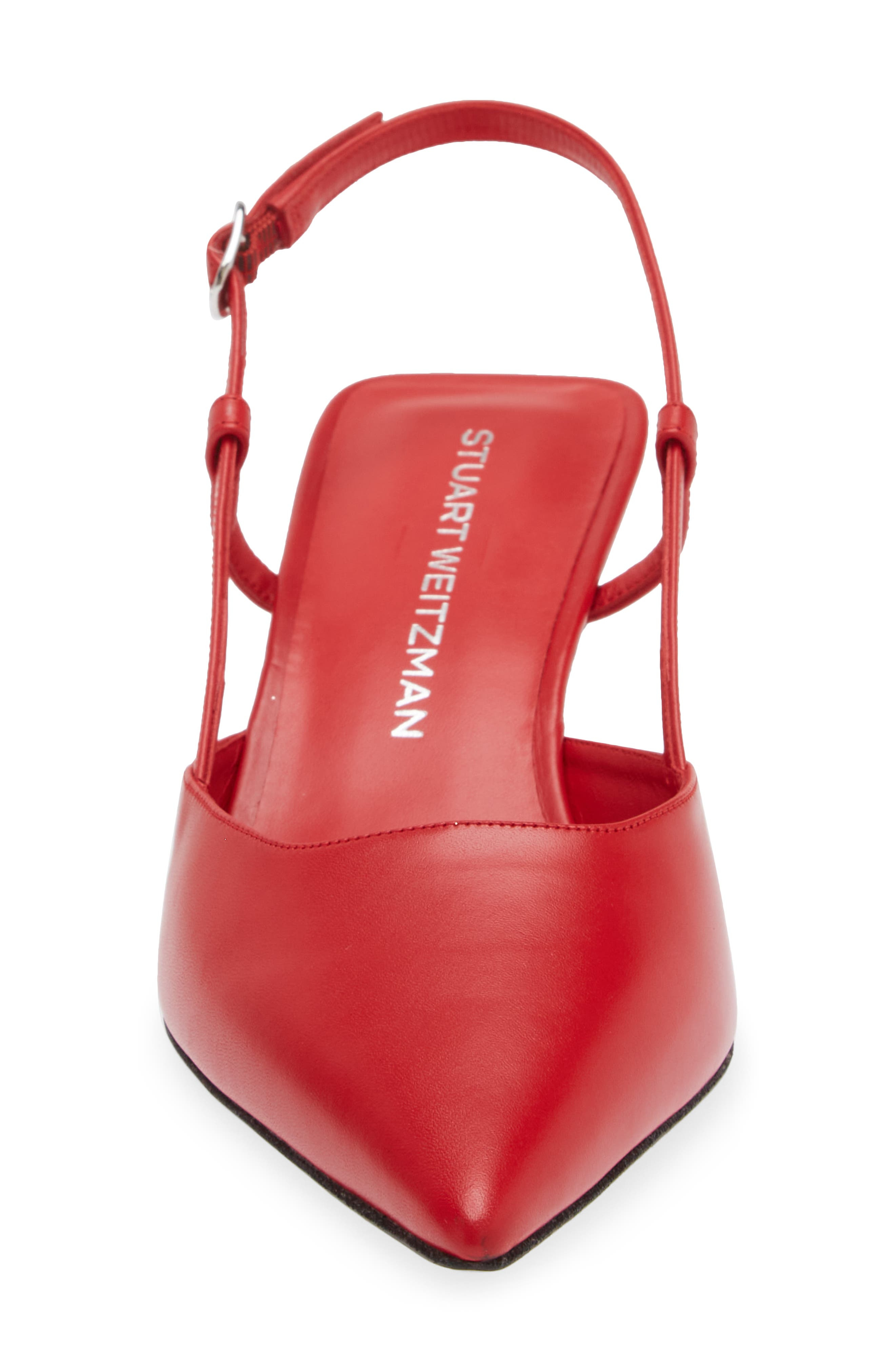 Stuart Weitzman Vinnie 50 Slingback Pump in Cherry at Nordstrom - 4