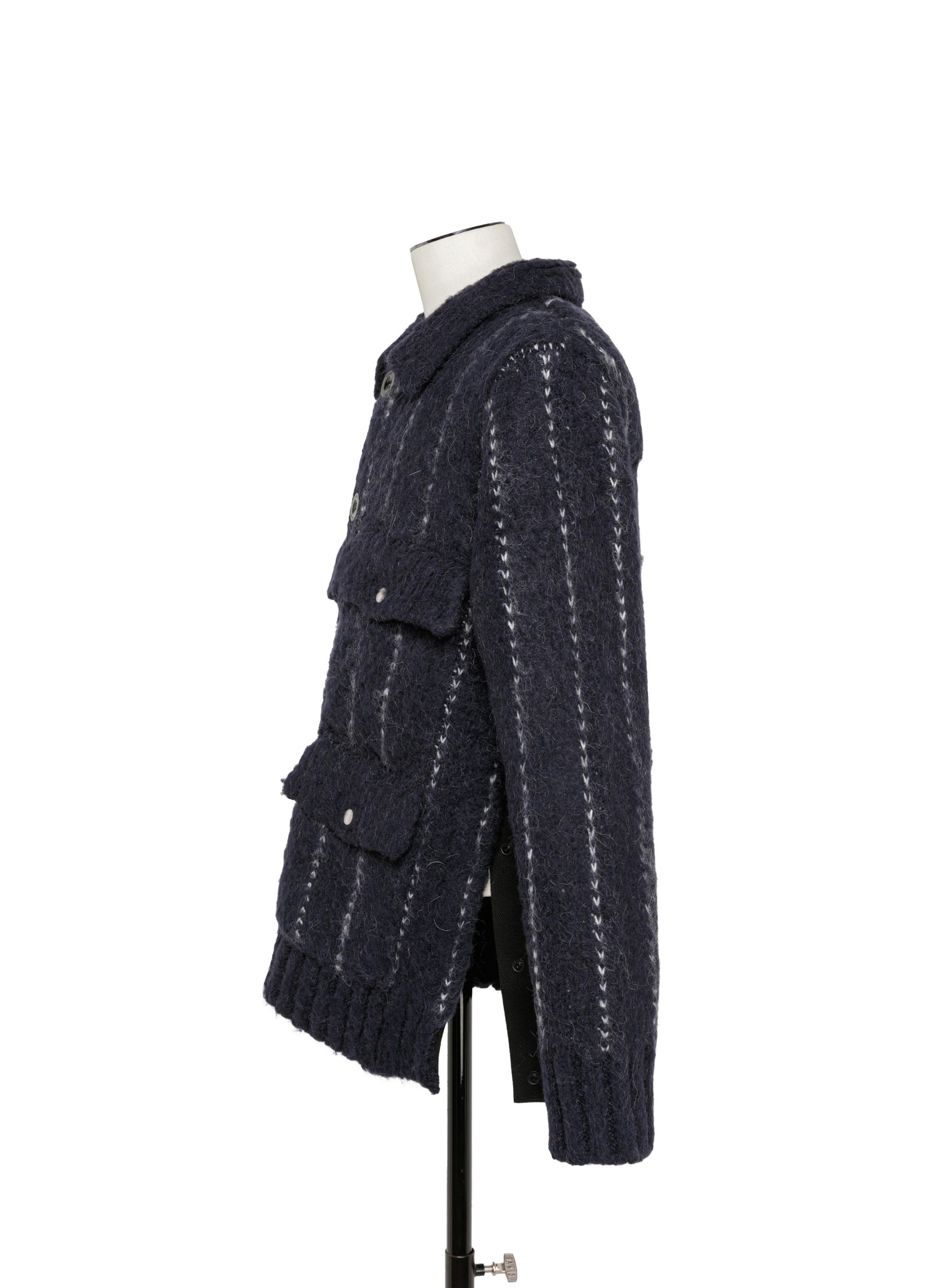 Jacquard Knit Blouson - 3