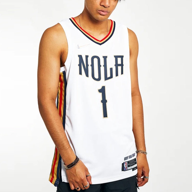 Nike x NBA New Orleans Pelicans 21-22 Jerseys 'Zion Williamson 1' DB4037-100 - 4