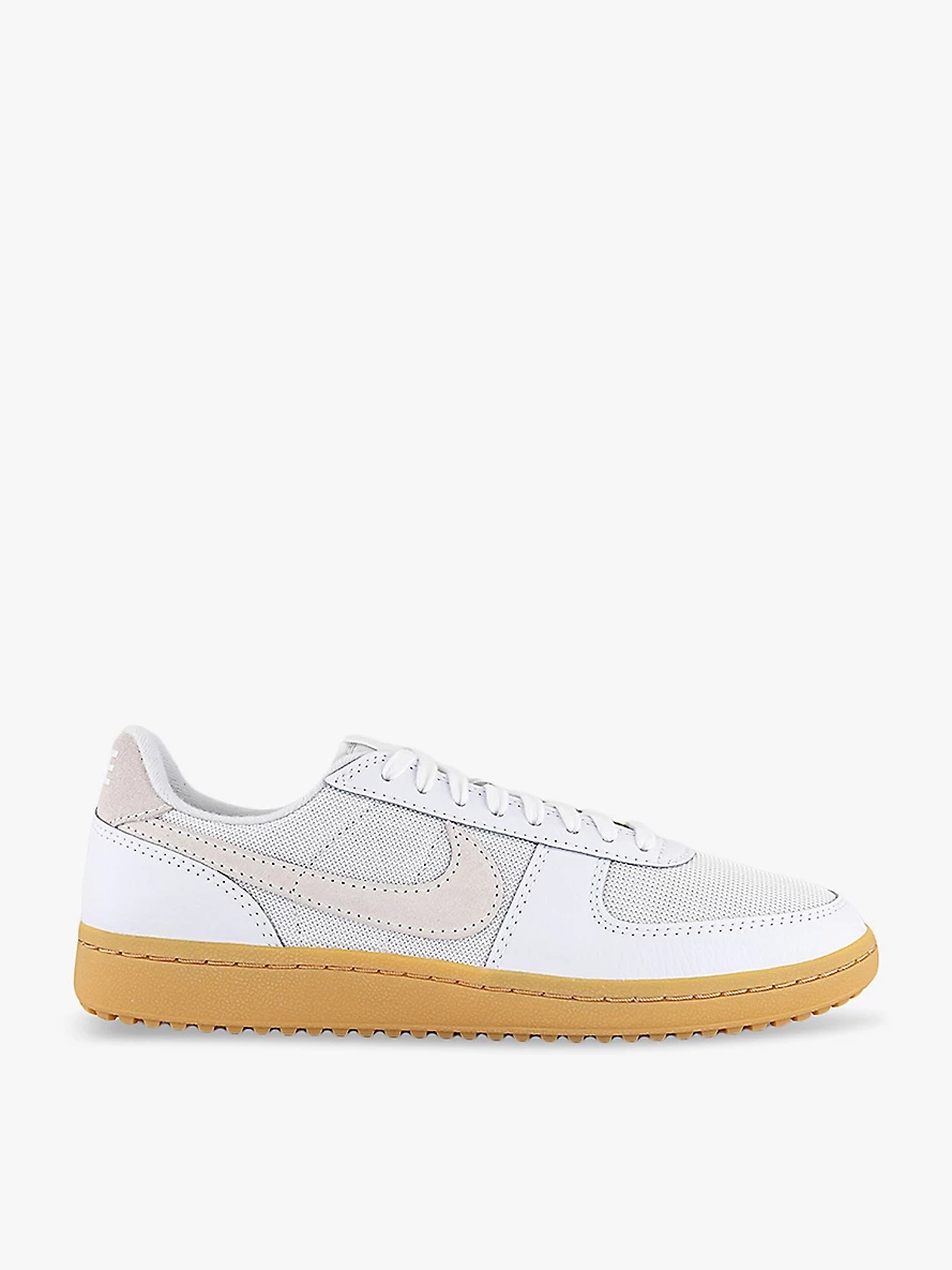 Field General 82' leather and textile low-top trainers - 1